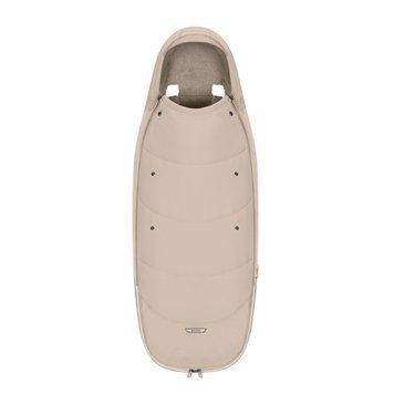 Чохол для ніг Cybex Platinum Footmuff New Generation Cozy Beige підкладка з плюшевого флісу, до -10 &deg;C, водовідштовхувальне покриття
