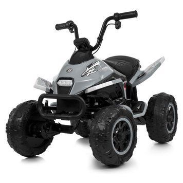 Дитячий електричний квадроцикл Bambi Racer M 6242EL-11(24V) сірий 4 мотори, фари зі світлом, музика, звук під час старту