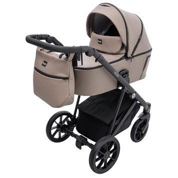 Універсальна коляска 2в1 Bair Vega Eco VE-04 Сappuccino (еко-шкіра)