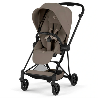 Коляска 2в1 Cybex Mios Comfort 5.0 Coconut Brown шасі Matt Black складання люльки з шасі, легка та маневрена, амортизація усіх коліс
