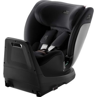 Автокресло Britax R&ouml;mer SWIVEL-GROW Max Air Onyx Black с оборотом на 360, солнцезащитный козырек, система вентиляции AirSense, ISOFIX, опорная нога