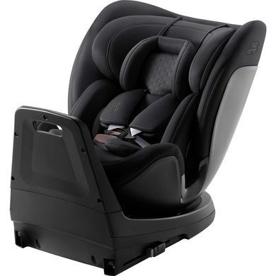 Автокресло Britax R&ouml;mer SWIVEL-GROW Max Air Onyx Black с оборотом на 360, солнцезащитный козырек, система вентиляции AirSense, ISOFIX, опорная нога