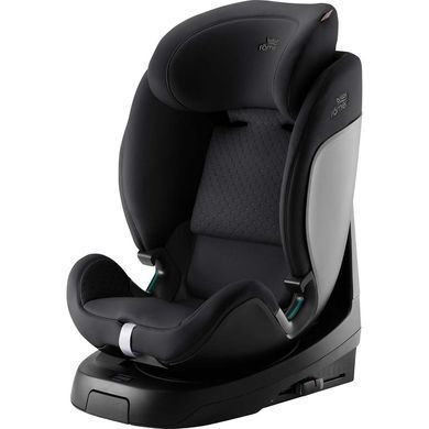 Автокресло Britax R&ouml;mer SWIVEL-GROW Max Air Onyx Black с оборотом на 360, солнцезащитный козырек, система вентиляции AirSense, ISOFIX, опорная нога