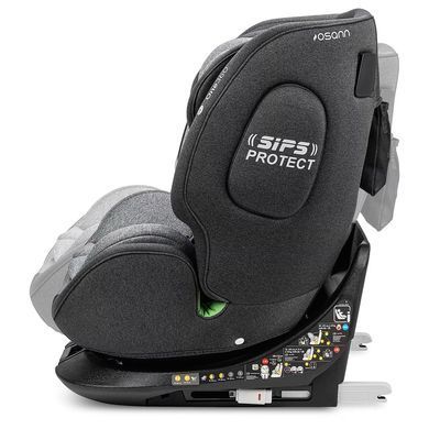 Автокрісло Osann One360 i-Size Universe Grey з обертом на 360, Isofix і Top-Tether, сидіння анатомічної форми