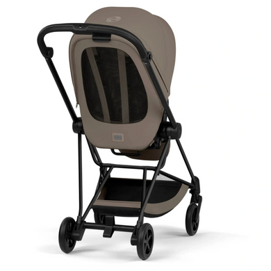 Коляска 2в1 Cybex Mios Comfort 5.0 Coconut Brown шасі Matt Black складання люльки з шасі, легка та маневрена, амортизація усіх коліс