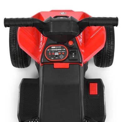 Квадроцикл детский Bambi Racer M 6362E-3 красный на аккумуляторе, педаль газа, фары со светом, 2 мотора