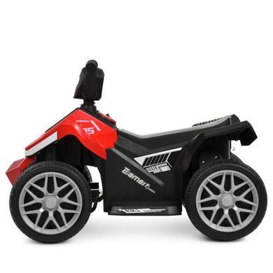 Квадроцикл детский Bambi Racer M 6362E-3 красный на аккумуляторе, педаль газа, фары со светом, 2 мотора