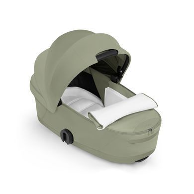 Люлька Cybex Mios/Coya Fold Lux Style Collection Sage Green складання разом з шасі, збільшений капюшон, матрац Memory Foam