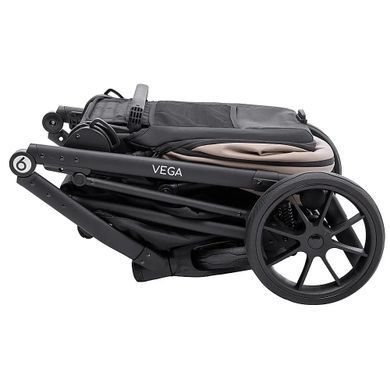 Універсальна коляска 2в1 Bair Vega Eco VE-04 Сappuccino (еко-шкіра)