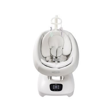 Убаюкивающий центр-шезлонг для младенцев Graco Eluma Sway 4 движения качания, белый шум, 10 успокоительных мелодий, 3 положения спинки