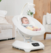 Убаюкивающий центр-шезлонг для младенцев Graco Eluma Sway 4 движения качания, белый шум, 10 успокоительных мелодий, 3 положения спинки