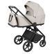 Коляска 2в1 CARRELLO Carrello Ultra F CRL-6556 Milk Grey складання люльки разом із рамою, великі колеса з амортизацією, компактне складання