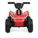 Квадроцикл детский Bambi Racer M 6362E-3 красный на аккумуляторе, педаль газа, фары со светом, 2 мотора