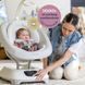 Убаюкивающий центр-шезлонг для младенцев Graco Eluma Sway 4 движения качания, белый шум, 10 успокоительных мелодий, 3 положения спинки