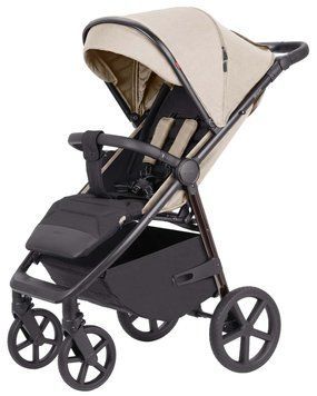 Прогулянкова коляска CARRELLO Bravo Plus CRL-5515 Sable Beige великі колеса, чохол для ніжок