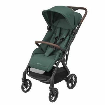 Прогулянкова коляска Maxi Cosi Soho Essential Green з автоматичним компактним складанням, великі непробивні колеса, поворотний бампер на 360