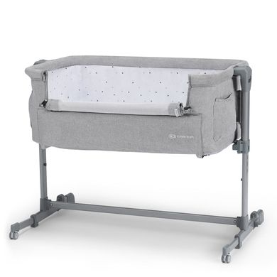 Приставная кроватка-люлька Kinderkraft Neste Up Grey Light Melange (KKLNESTGRY000N)