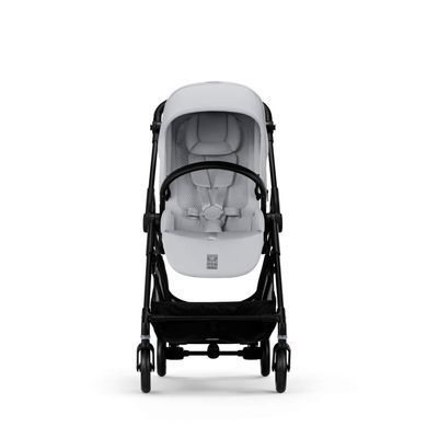 Прогулянкова коляска Cybex Melio Carbon Fog Grey легка, реверсивний прогулянковий блок новинка 2025