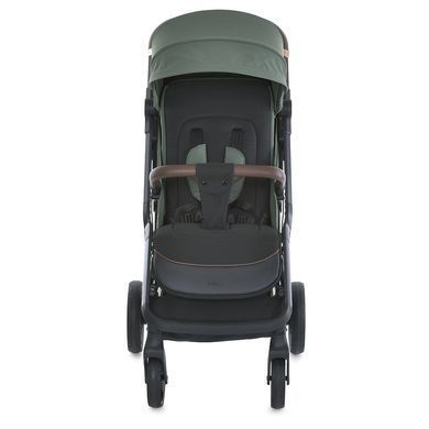 Прогулянкова коляска El Camino BEYA ME 2024 1127-S Khaki Green з автоматичним складанням та великими колесами
