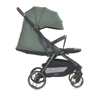 Прогулянкова коляска El Camino BEYA ME 2024 1127-S Khaki Green з автоматичним складанням та великими колесами