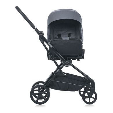 Прогулянкова коляска El Camino Spin 360 ME 1138 Stone Gray з реверсивним блоком та колесами EVA
