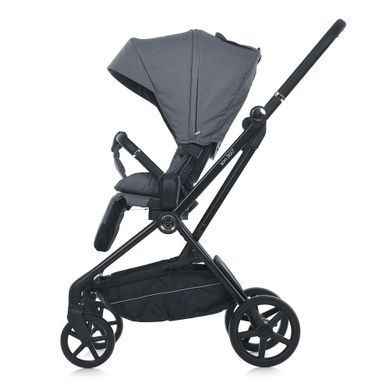 Прогулянкова коляска El Camino Spin 360 ME 1138 Stone Gray з реверсивним блоком та колесами EVA