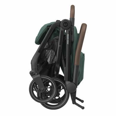 Прогулянкова коляска Maxi Cosi Soho Essential Green з автоматичним компактним складанням, великі непробивні колеса, поворотний бампер на 360