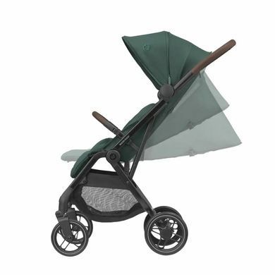 Прогулянкова коляска Maxi Cosi Soho Essential Green з автоматичним компактним складанням, великі непробивні колеса, поворотний бампер на 360