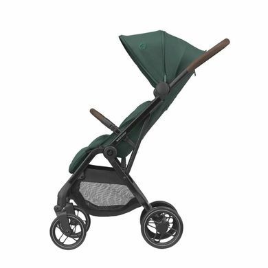 Прогулянкова коляска Maxi Cosi Soho Essential Green з автоматичним компактним складанням, великі непробивні колеса, поворотний бампер на 360
