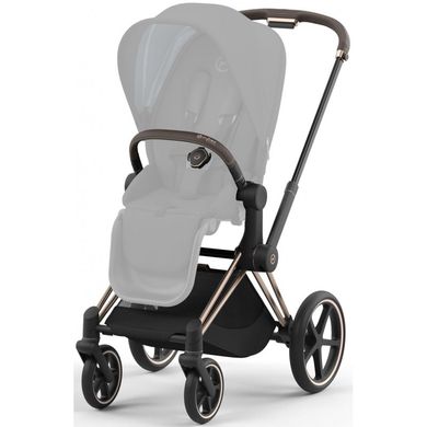 Універсальна коляска 2 в 1 Cybex Priam 4.0 Cozy Beige шасі Rosegold