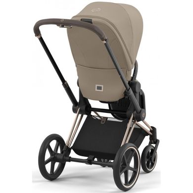 Універсальна коляска 2 в 1 Cybex Priam 4.0 Cozy Beige шасі Rosegold