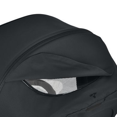 Універсальна коляска 2в1 El Camino Prestige ME 1124-3 Black з реверсивним блоком, великі колеса, амортизація, компактне складання