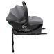 Автокресло Bair Orbit with Base i-size ORB-02 Graphite Midnight с вращающейся базой ISOFIX, вкладыш для новорожденных, съемный текстиль