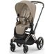 Універсальна коляска 2 в 1 Cybex Priam 4.0 Cozy Beige шасі Rosegold