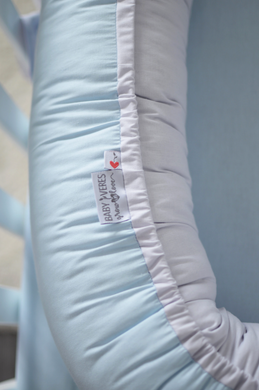 Кокон-гніздечко з пледом Baby Veres Summer Bunny blue