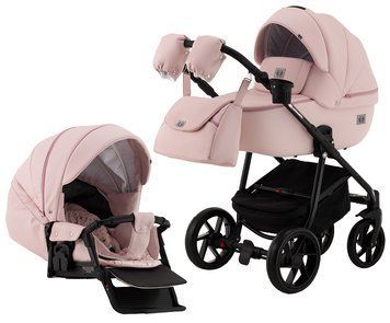 Коляска 2 в 1 Adamex Hybryd Plus Y31, Светло-розовый