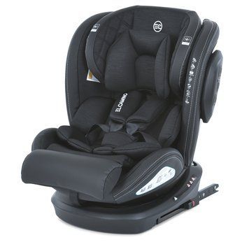 Автокресло El Camino ME 1045 Evolution 2 360 Black Striped Isofix, защита от боковых ударов SPS, вращение на 360