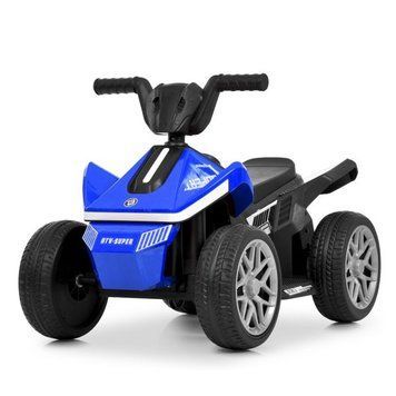 Квадроцикл детский Bambi Racer M 6362E-4 синий на аккумуляторе, педаль газа, фары со светом, 2 мотора