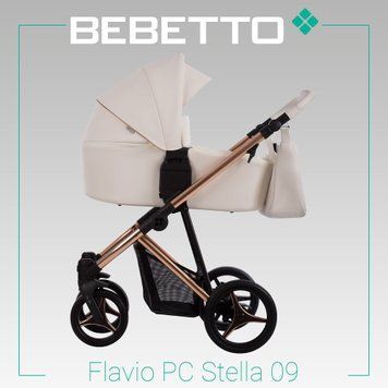 Универсальная коляска 2в1 Bebetto Flavio Premium Class Stella 09 (эко-кожа)