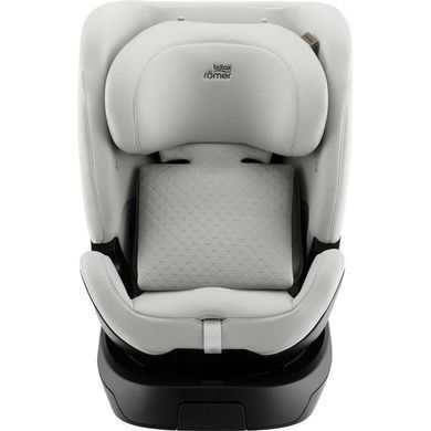 Автокресло Britax R&ouml;mer SWIVEL-GROW Max Air Linen Grey с оборотом на 360, солнцезащитный козырек, система вентиляции AirSense, ISOFIX, опорная нога