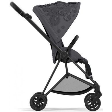Коляска 2в1 Mios 2022 Simply Flowers Grey + Шасі Mios & каркас Mios Chrome Black