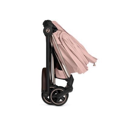 Люлька Cybex Mios/Coya Fold Lux Style Collection Peach Pink складання разом з шасі, збільшений капюшон, матрац Memory Foam