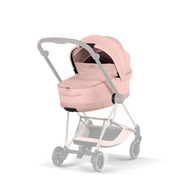 Люлька Cybex Mios/Coya Fold Lux Style Collection Peach Pink складання разом з шасі, збільшений капюшон, матрац Memory Foam