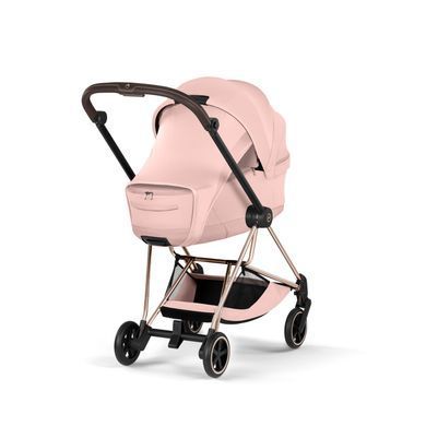 Люлька Cybex Mios/Coya Fold Lux Style Collection Peach Pink складання разом з шасі, збільшений капюшон, матрац Memory Foam