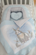 Кокон-гніздечко з пледом Baby Veres Summer Bunny blue