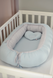 Кокон-гніздечко з пледом Baby Veres Summer Bunny blue