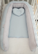 Кокон-гніздечко з пледом Baby Veres Summer Bunny blue