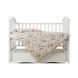 Постельный комплект для детской кроватки Twins Unicorn beige 3 элемента