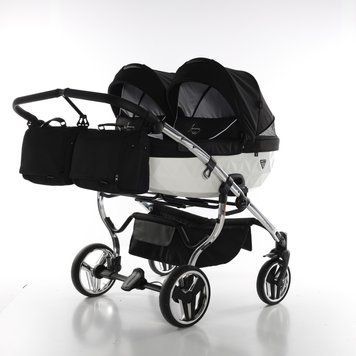 Универсальная коляска 2в1 для двойни Junama Diamond S-line Duo 04