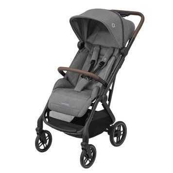 Прогулянкова коляска Maxi Cosi Soho Select Grey з автоматичним компактним складанням, великі непробивні колеса, поворотний бампер на 360
